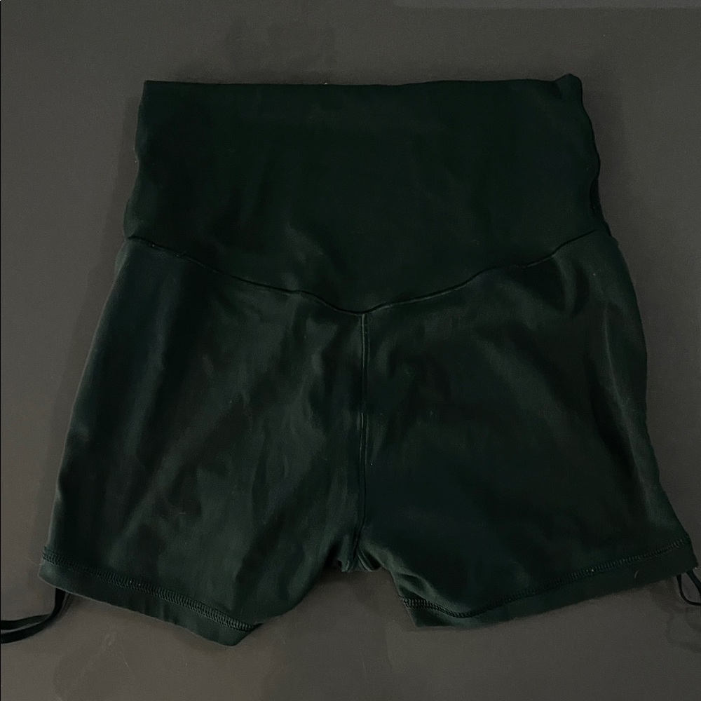 Aerie Teal High-Rise Athletic Shorts - Picture 7 of 7